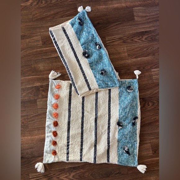 Anthropologie All Roads Woven Solstice Decorative Shames Pillowcase Set of Two - Picture 13 of 14